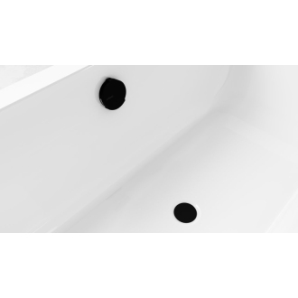 Vaňová súprava s napúšťaním, bovden, dĺžka 600mm, zátka 72mm, čierna mat 71851.21