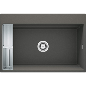 Deante Momi granitový drez 760x520x220, 3,5&quot;, antracitový metalický ZRM_T10B