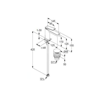 KLUDI-DECUS JP UM.BAT. 110 ECO PLUS 542890575