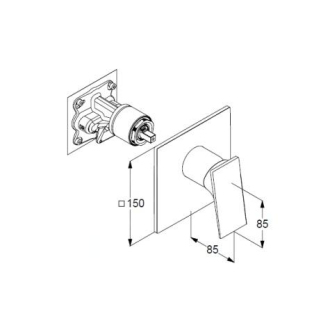 KLUDI-DECUS PO SPRCHOVA BAT. CERNY MAT, PRO 88022 547553975