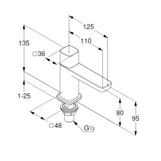 KLUDI-RENON VENTIL BILY MAT 421185375
