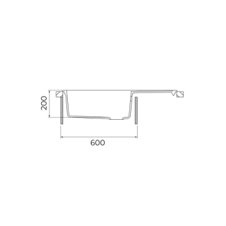 Teka Drez Clivo 60 B-TQ 1B 1D MW, granit 115350006