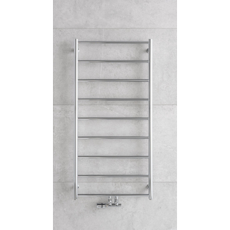 PMH Kúpeľňový radiátor Naas NS3BL-M 500x1210 Čierna štruktúra NS3BL-M