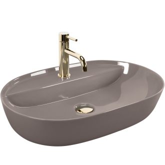 REA Aura 61 umývadlo na dosku, Beige Shiny REA-U6381