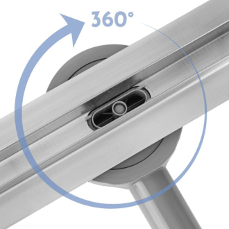 REA Odtokový žľab Neox Slim Pro 70n kartáčovaný nikel REA-G4810