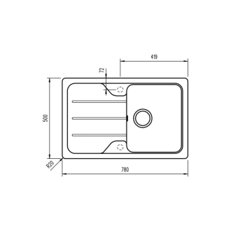 TEKA drez granit SIMPLA 45 S-TG 1B 1D CN 40144523