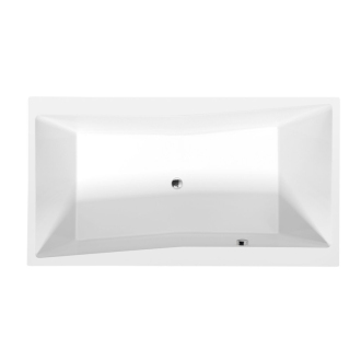 QUEST obdĺžniková vaňa 180x100x49cm, biela mat 78511.11