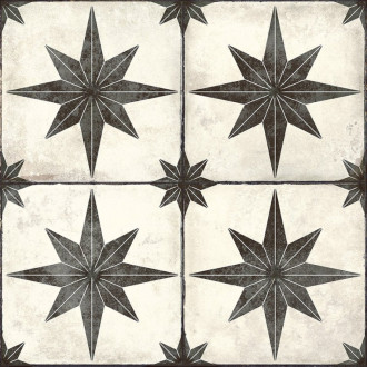 HIDRAULICO dlažba Star Black 45x45 (1,62 m2) HDO005