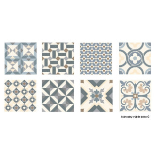 HERITAGE dlažba Taco Grey 16,5 x16,5 (0,55m2) HER004
