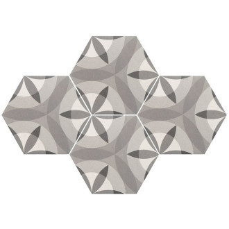 HEXATILE dlažba Nature B&amp;W 17,5 x20 (EQ-10D) (0,714m2) 21355