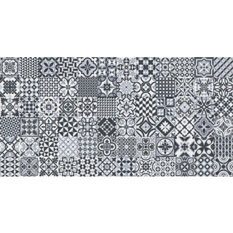 HERITAGE dlažba Deco Black 32x62, 5 (1m2) HER015