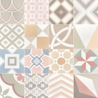 CAPRICE DECO dlažba Patchwork Pastel 20X20 (EQ-5) (1m2) 22103