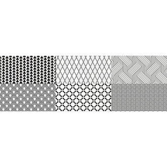 CAMALEONTE obklad Decor Mix Negro 20x60 (1,44 m2) CAM002