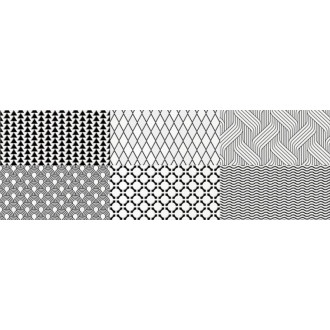 CAMALEONTE obklad Decor Mix Negro 20x60 (1,44 m2) CAM002