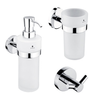 Nimco Nimco Unix UN set-31W-26 Sada kúpeľňových doplnkov, nádobky sklenené UN set-31W-26