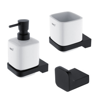 Nimco Nimco Maya čierna MAC set-31K-T-90 Sada kúpeľňových doplnkov MAC set-31K-T-90