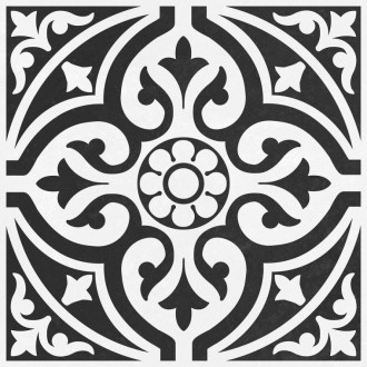 HIDRAULICO dlažba Ronda Black 45x45 (1,62 m2) HDO007