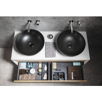 Kúpeľňový set VIERA 120, dub alabama / biela mat KSET-037 KSET-037