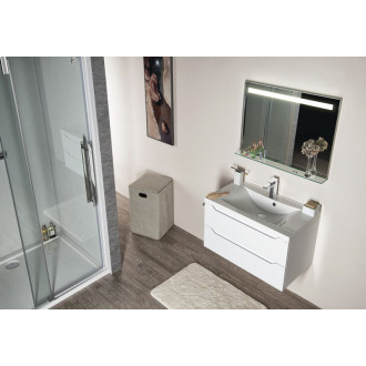 Kúpeľňový set WAVE 80, biela KSET-047 KSET-047