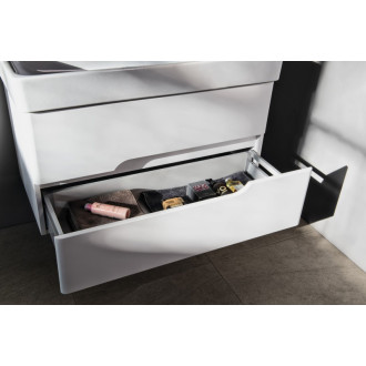 Kúpeľňový set MEDIENA 100, biela mat/biela mat KSET-046 KSET-046
