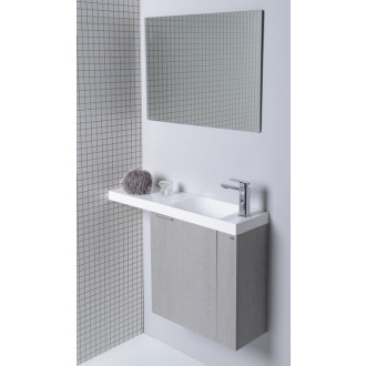 Kúpeľňový set LATUS VI 80, dub strieborný KSET-085 KSET-085
