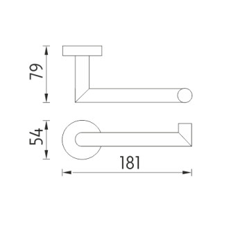 Nimco Nimco UNC 13055M-90 Držiak na toaletný papier UNC 13055M-90
