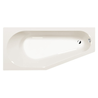 TIGRA L asymetrická vaňa 170x80x46cm, ivory 90111.40