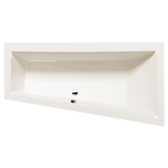 ANDRA R asymetrická vaňa 160x90x45cm, ivory