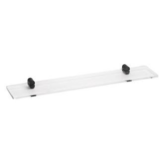 Bemeta ORGANIC BLACK: Polička sklenená, 600 mm 167102240