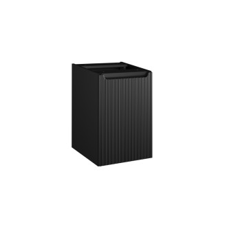 COMAD NOVA BLACK 40 Skrinka 40cm s košom na bielizeň