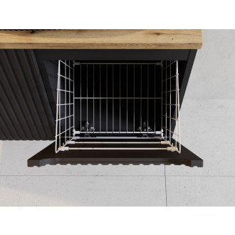 COMAD NOVA BLACK 40 Skrinka 40cm s košom na bielizeň