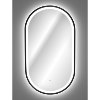 Comad LUSTRO LED CZARNE APOLLO 2 900X500 Zrkadlo LED, čierna 900X500