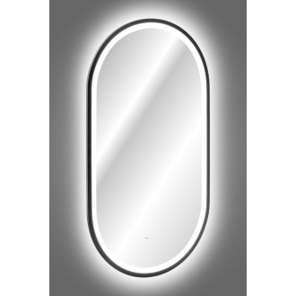 Comad LUSTRO LED CZARNE APOLLO 2 900X500 Zrkadlo LED, čierna 900X500