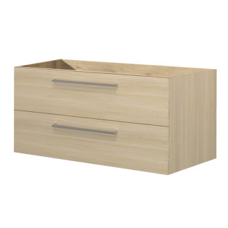 Bino, kúpeľňová skrinka 1205x528x458 mm, spodná, dub Sand Barbera, 2 zásuvky CN633S