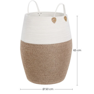 SAT kôš práčovný veľký hnedý, 125l SATDKOSBVH