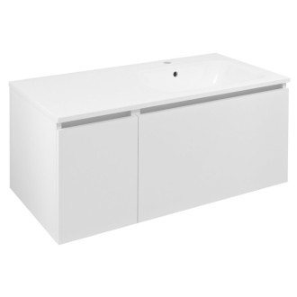 LOREA skrinka s umývadlom 101x46x51, 5cm (30 +70 cm), pravá, biela mat LE070-3131-R-01