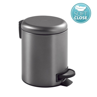 POTTY odpadkový kôš 5l, Soft Close, gun metal