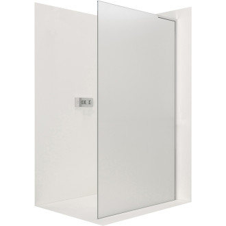 CERANO Sprchová zástena Walk-in Onyx Ľ/P L-pravá chróm, mliečne sklo 50x200