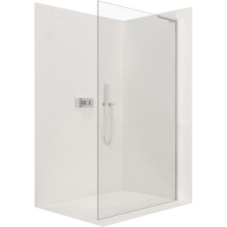 CERANO Sprchová zástena Walk-in Onyx Ľ/P L-pravá chróm, transparent sklo 140x200