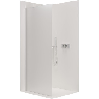 CERANO Sprchová zástena Walk-in Onyx YL/P chróm, mliečne sklo 50x200