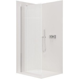 CERANO Sprchová zástena Walk-in Onyx YL/P chróm, ryhované sklo 160x200
