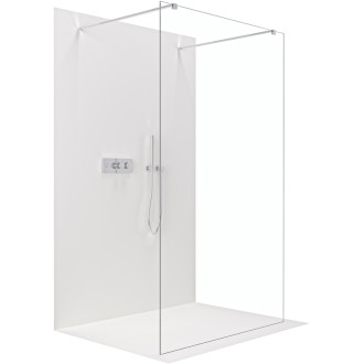 CERANO Sprchová zástena Walk-in Onyx Duo Ľ/P chróm, transparent sklo 80x200