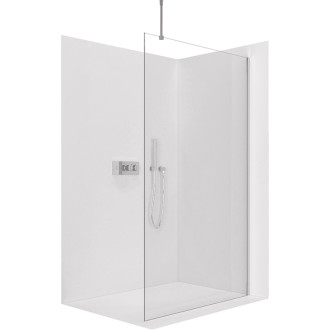 CERANO Sprchová zástena Walk-in Onyx Top Ľ/P chróm, transparent sklo 60x200