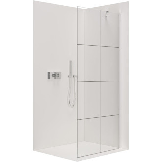 CERANO Sprchová zástena Walk-in Onyx YL/P chróm/industriálne sklo 140x200