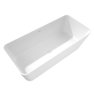 LEYLA voľne stojaca vaňa rockstone 170x78cm, biela mat
