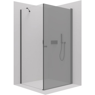 CERANO Sprchová zástěna pro dveře Antelo L/P černá mat, transparent sklo 70x190 jednodílná
