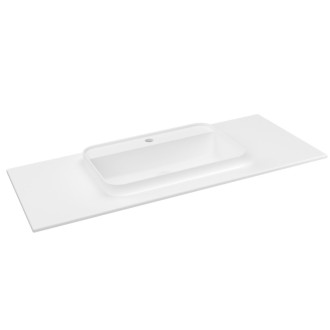 BRAHEA umyvadlo 111,6x51,5cm, rockstone, bílá mat BT112