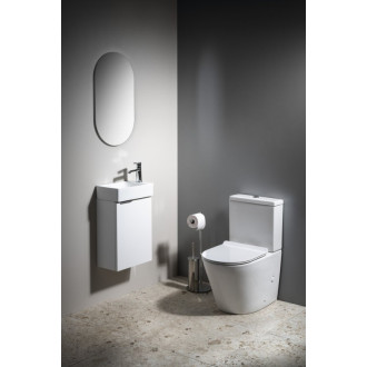 MARGITHA keramické umývátko 38x22cm, otvor pro baterii vpravo, bílá