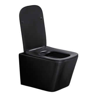 Comad WALL HUNG TOILET BLACK WC mísa, černá HUNG TOILET BLACK ( E-1060A )