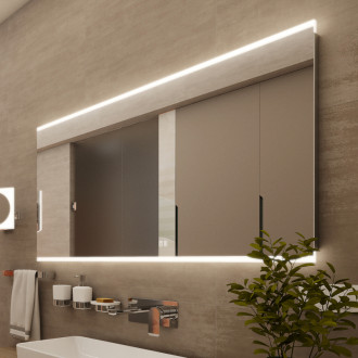 Nimco LED zrcadlo 1200x700 se dvěma dotykovými senzory ZP 12006VX
